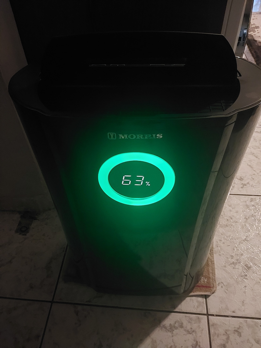 Morris MDP-16300i Αφυγραντήρας με Συμπιεστή και Ιονιστή 16lt Μαύρος
