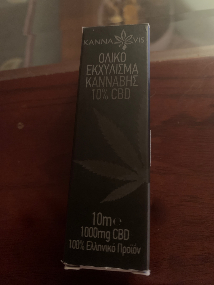 Kannavis Екстракт Масло Канабис в Капки 1000мг с 10% CBD 10мл
