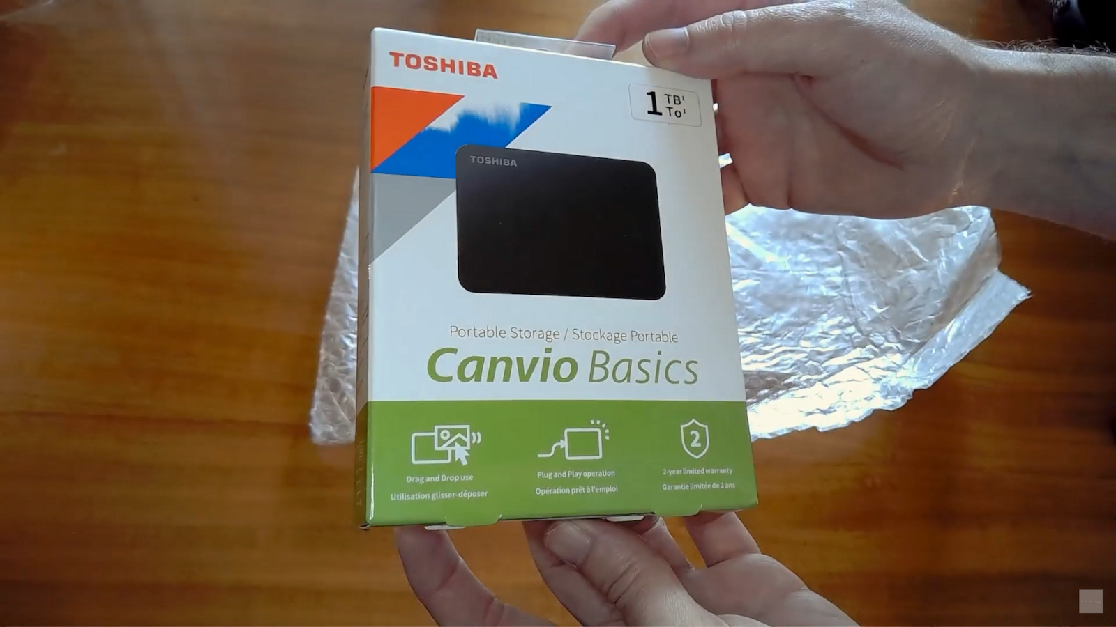 Toshiba Canvio Basics 2018 USB 3.0 External 2.5" HDD 1TB Black