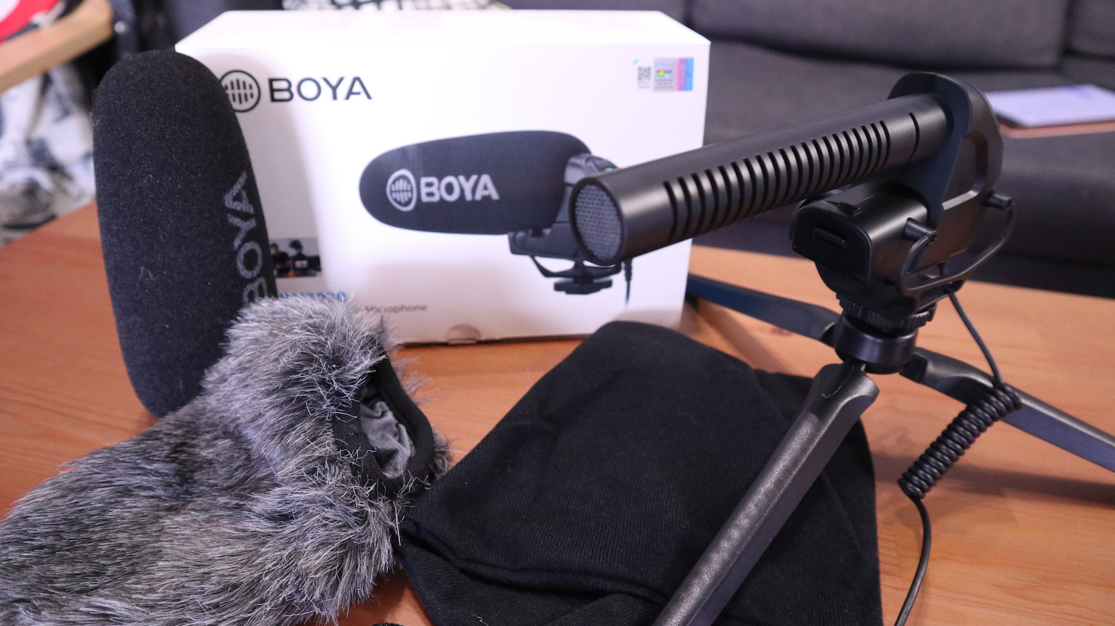 Boya BY-BM3030 Πυκνωτικό Μικρόφωνο 3.5mm Shock Mounted για Φωνητικά