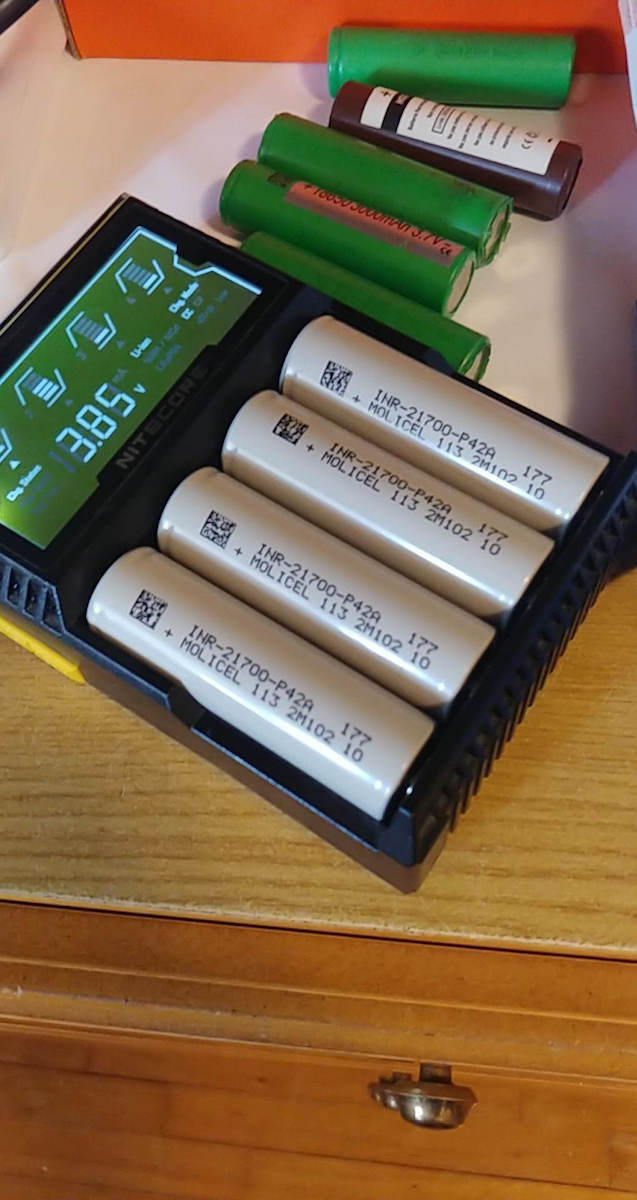 Molicel P42A Επαναφορτιζόμενη Μπαταρία 21700 Li-ion 4000mAh 3.7V 1τμχ