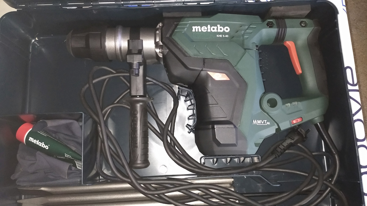 Metabo KHE 5-40 Κρουστικό Σκαπτικό Πιστολέτο Ρεύματος 1100W με Υποδοχή SDS Max 600391500