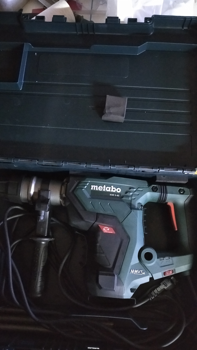 Metabo KHE 5-40 Κρουστικό Σκαπτικό Πιστολέτο Ρεύματος 1100W με Υποδοχή SDS Max 600391500