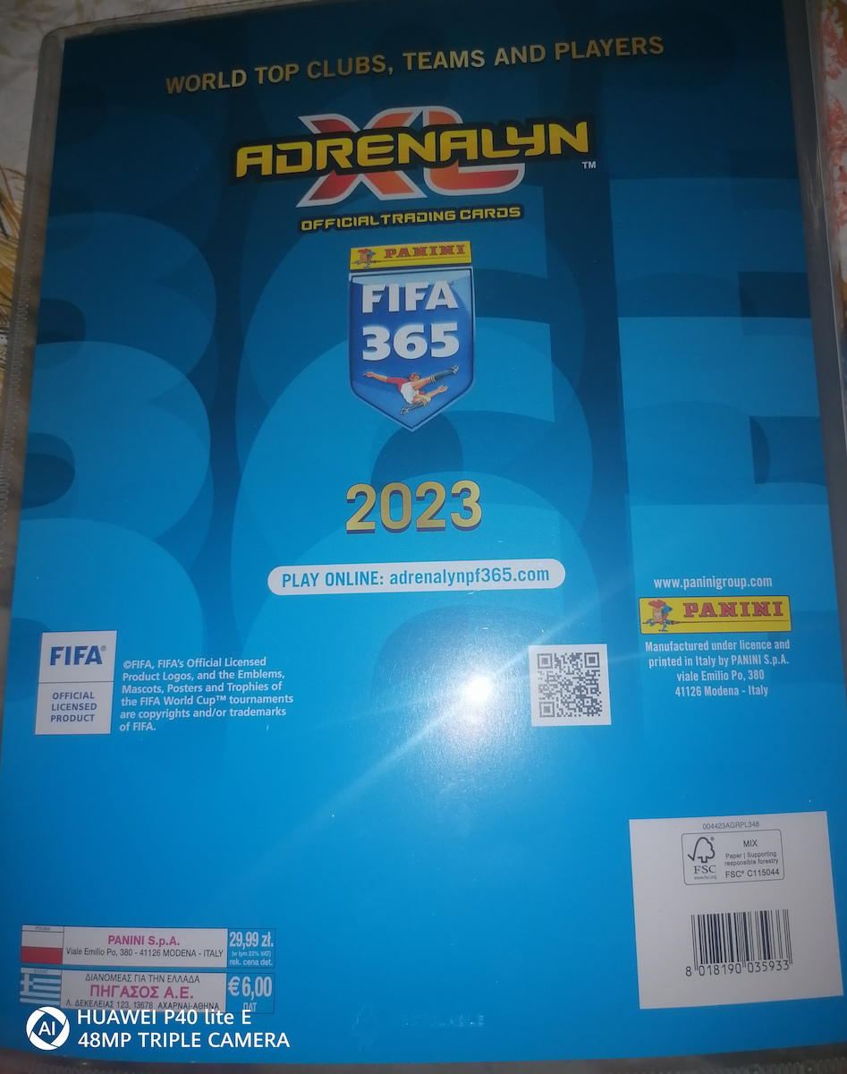 Panini FIFA 365 2023 Adrenalyn Card Sleeves 62145030 | Skroutz Cyprus
