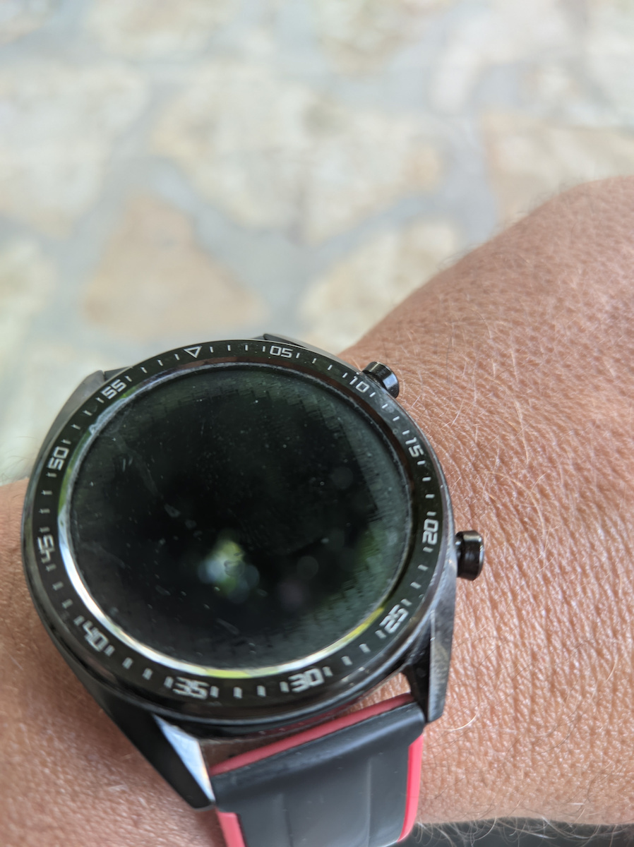 Huawei Watch GT Stainless Steel 46mm Waterproof with Heart Rate Monitor (Black)