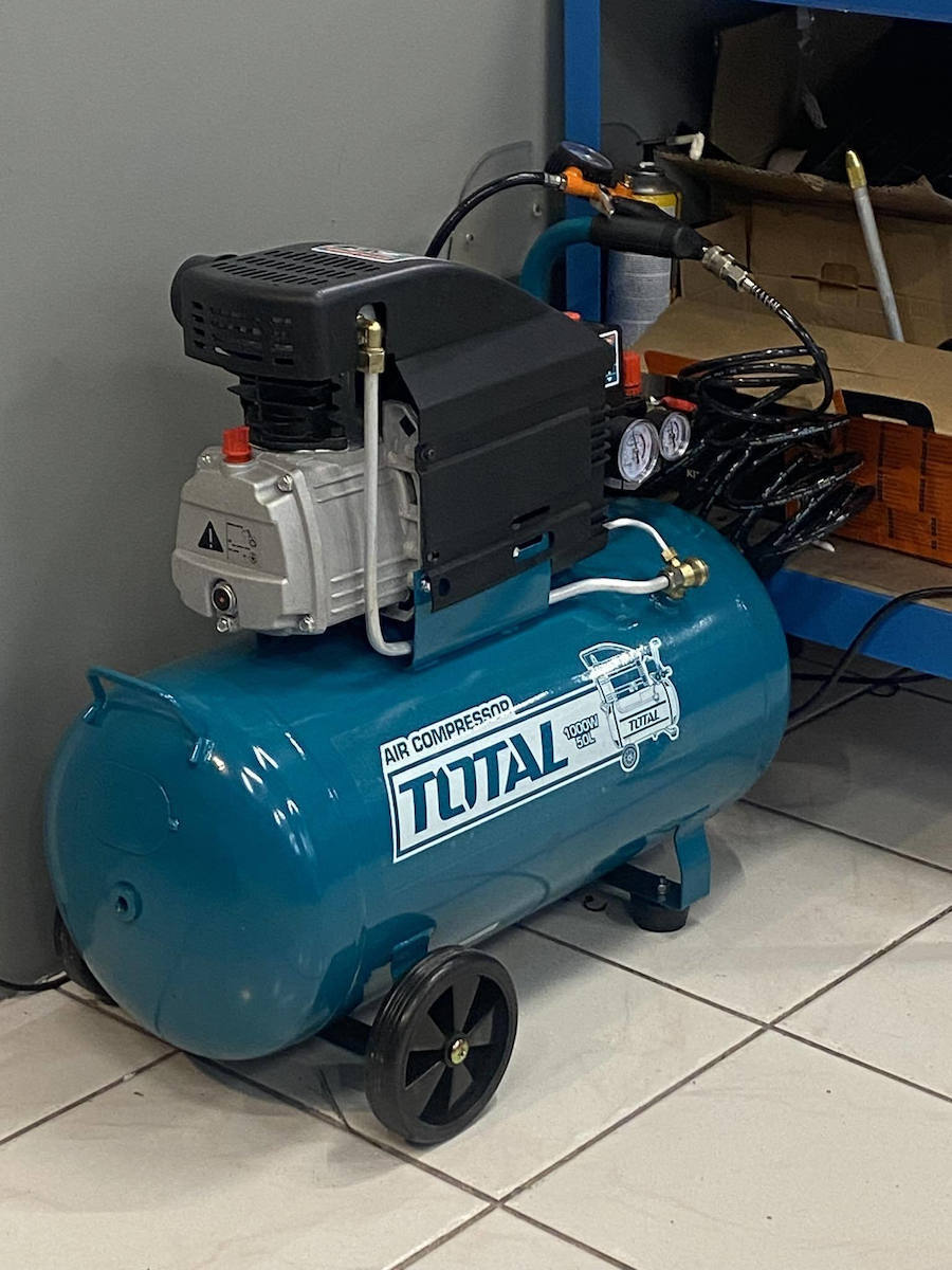 Total Einphasig Luftkompressor 96dB mit Leistung 1.5hp und Lufttank 50Es TC255061E