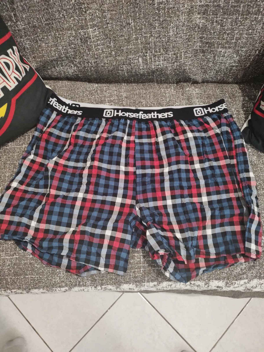 Clay Men's Boxer Charcoal Checkered