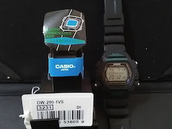 Casio DW-290-1VS Ceas Bărbătesc 46mm Baterie cu Negru Curea din