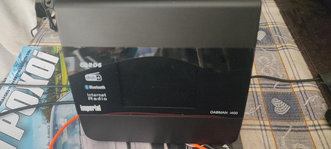 Imperial AV Dabman i400 Επιτραπέζιο Ραδιόφωνο Ρεύματος DAB+ με Bluetooth και USB Μαύρο