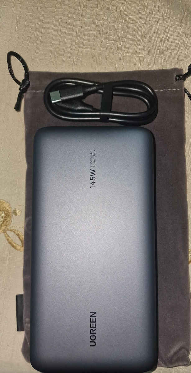Ugreen PB205 Power Bank 25000mAh 145W με Θύρα USB-A και 2 Θύρες USB-C Power Delivery / Quick Charge 3.0 Γκρι