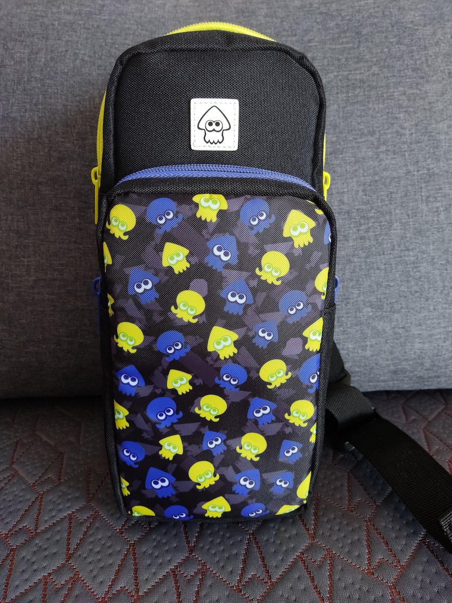 Hori Adventure Pack (Splatoon 3) Текстил Калъф за носене за конзола Превключвател / Превключвател Lite / Превключвател OLED Черен