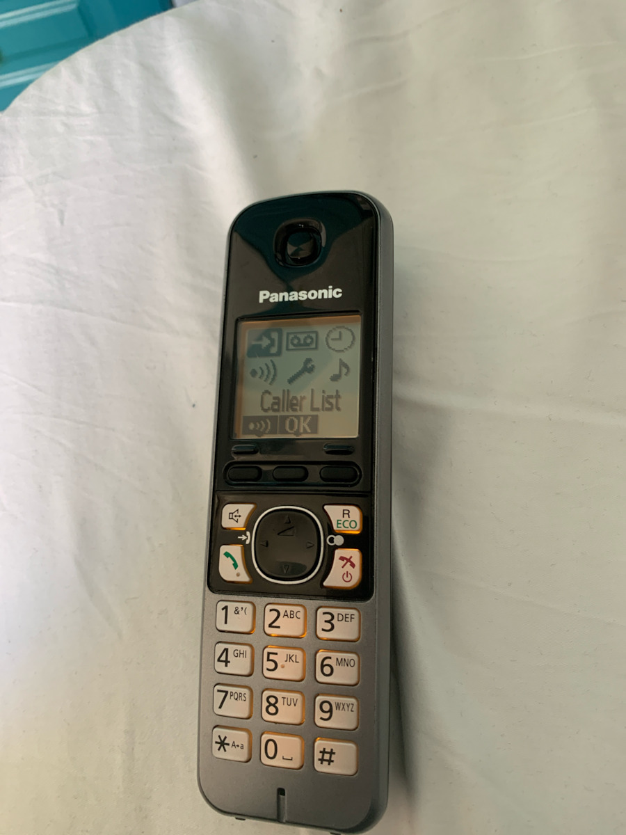 Panasonic KX-TG6721 Ασύρματο Τηλέφωνο Μαύρο