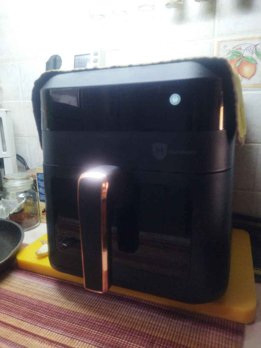 HomeVero HV-AF6.3 Air Fryer 6.3lt Μαύρο