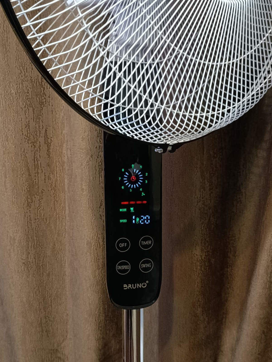 Bruno Bruno Ventilator Sockel 45W Lüfterdurchmesser 43cm mit Fernbedienung Weiß