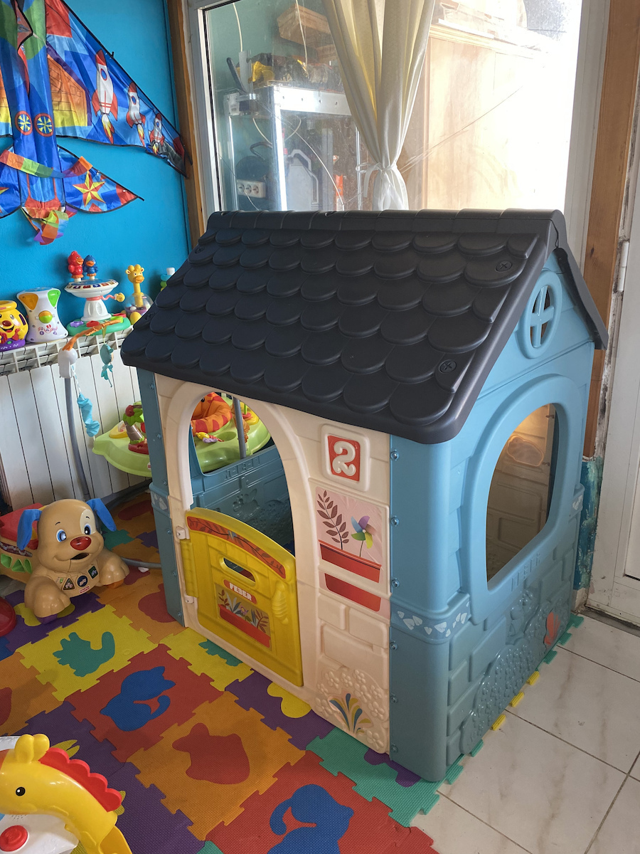 Feber Multifunctional Kids Playhouse Garden 85x124x124cm