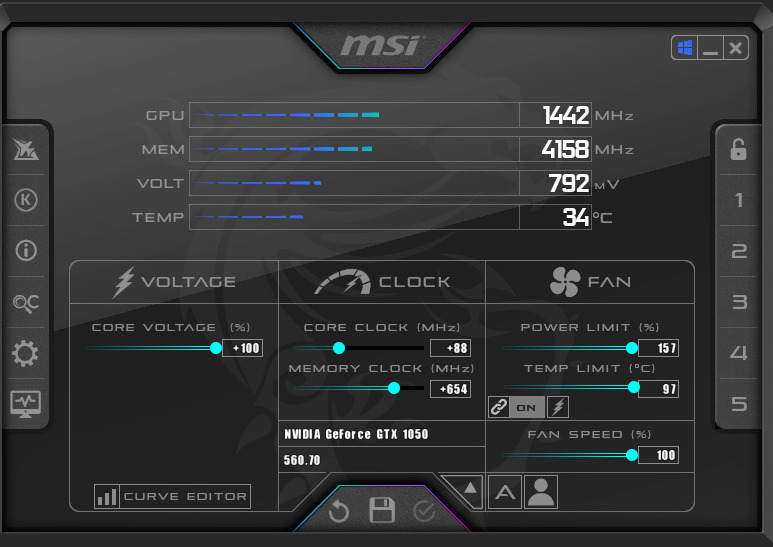 Asus GeForce GTX 1050 2ГБ GDDR5 Графична карта