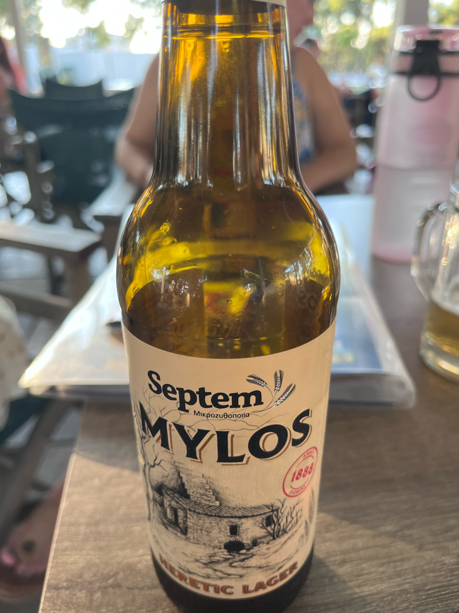 Septem Microbrewery Mylos Lager Φιάλη 500ml