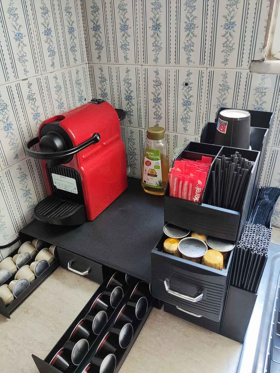 Navaris Sertar de depozitare pentru 48 capsule Nespresso 32.7x32.7x32.7cm 60824.01
