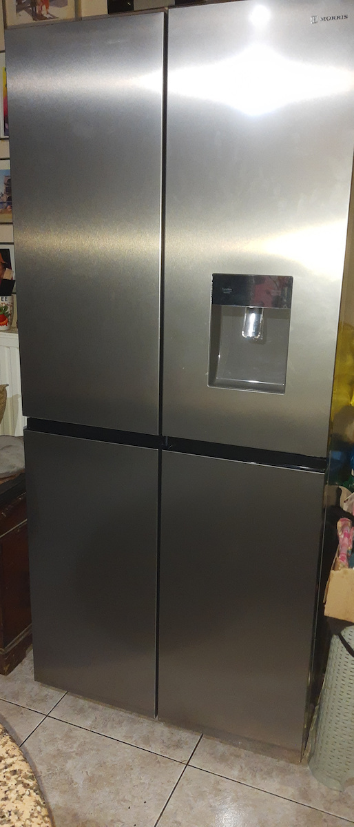 Morris Ψυγείο Ντουλάπα 466lt Total NoFrost Υ186xΠ83.3xΒ67.8εκ. Inox T74466DCN