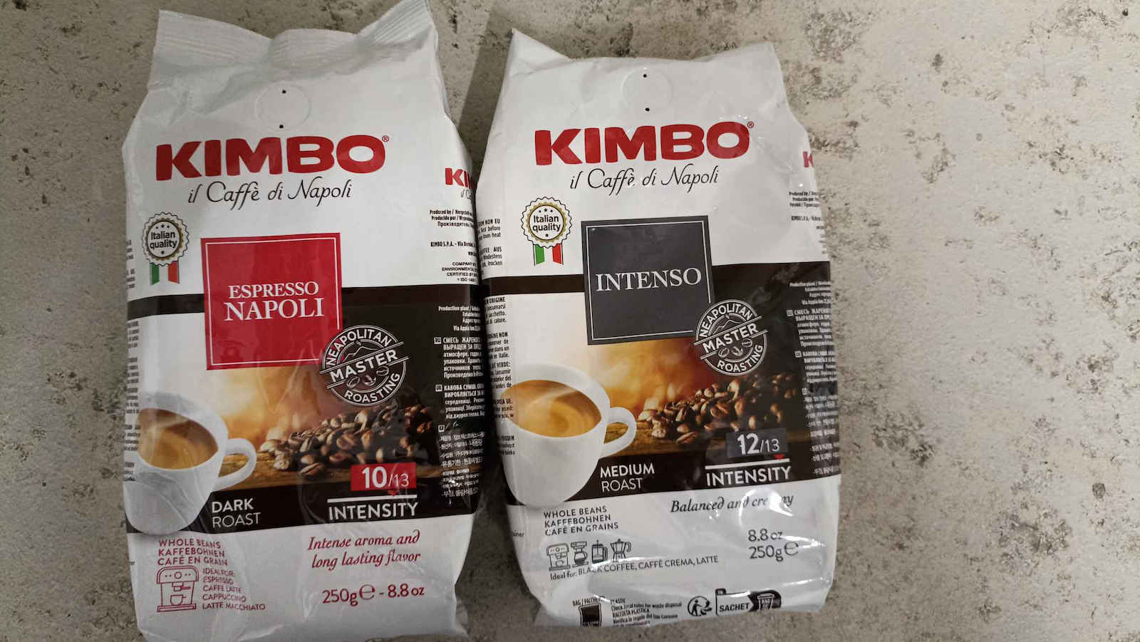 Kimbo Espresso Kaffee Napoli Bohnen 250gr