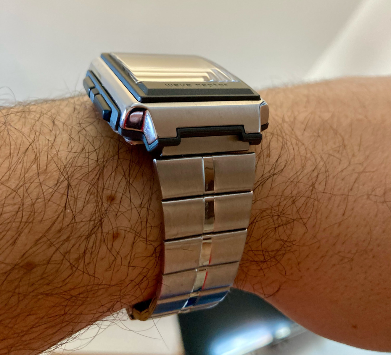 Casio Дигитален Мъжки Часовник 39мм На Батерия Сребрист Ацталино Мбраслет