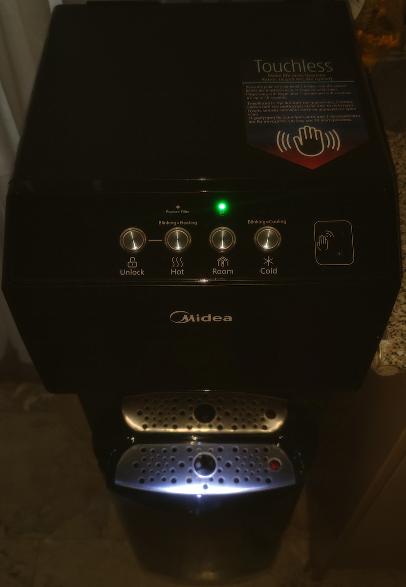 Midea Tap Water / Network Floor Standing Water Cooler with Cold Water Flow 10lt/h with Photocell & 4 Stages of Filtration