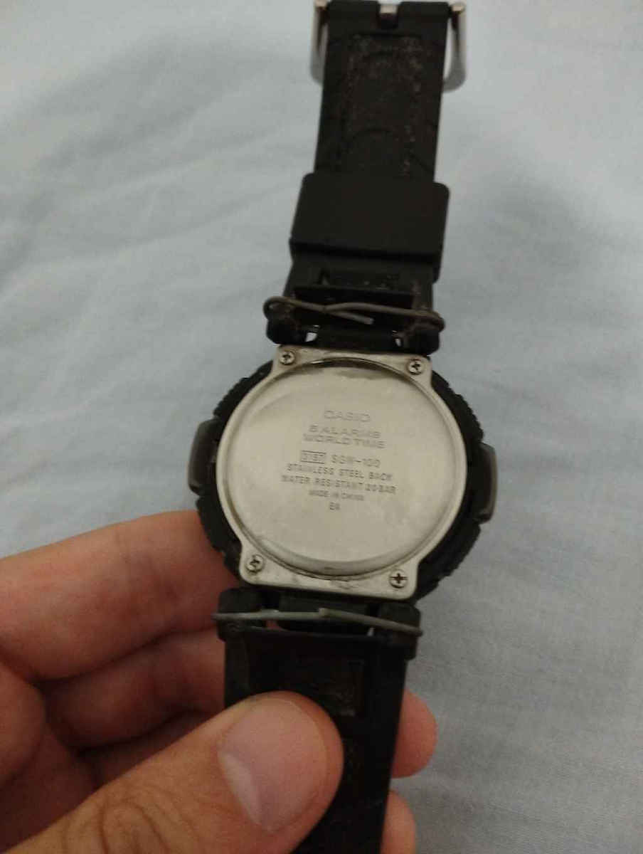 Casio Protrek Rubber Strap Black 18mm