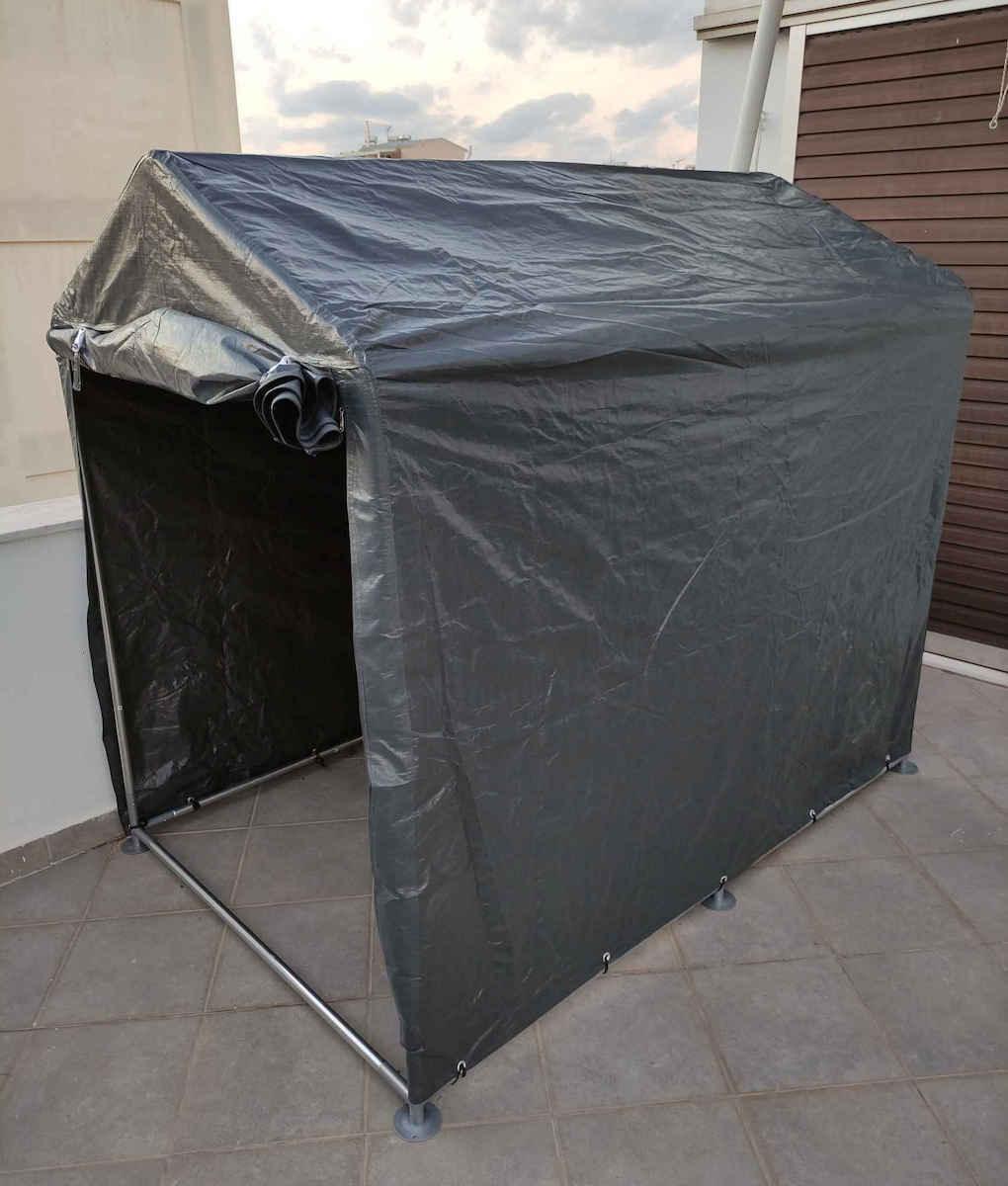 Outsunny Terrace Tent Grey 1.2x1.79m