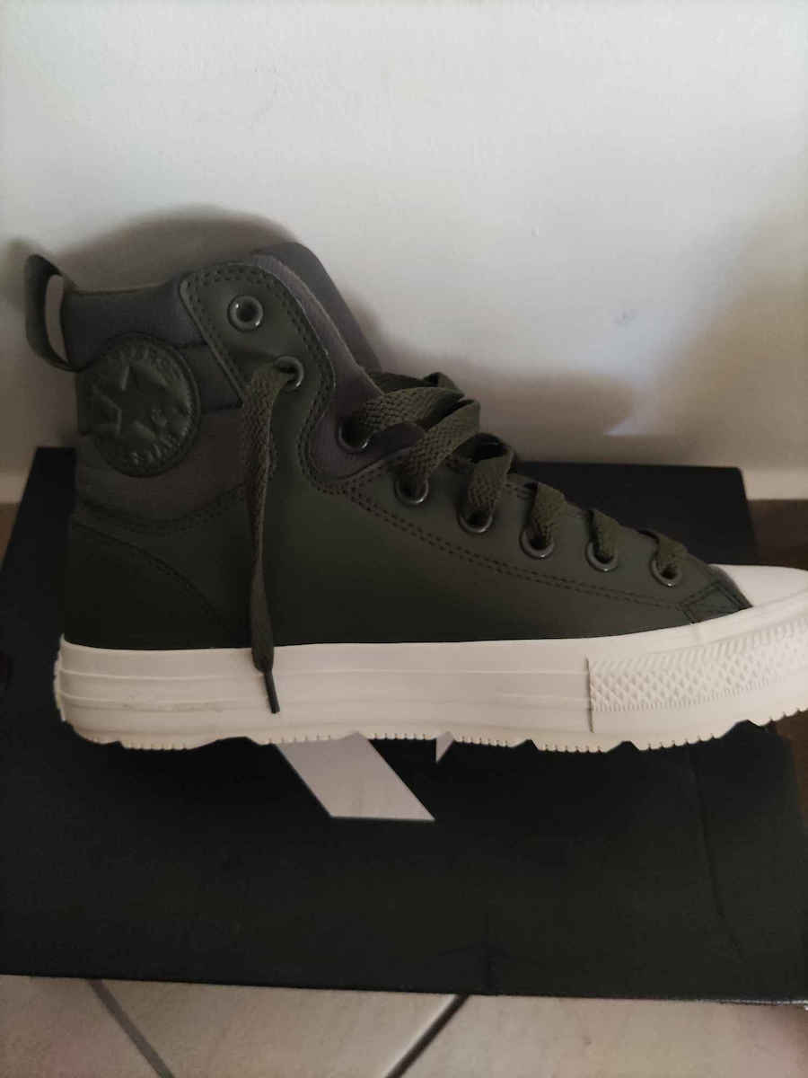 Chuck Taylor All Star Berkshire Μποτάκια Black / White