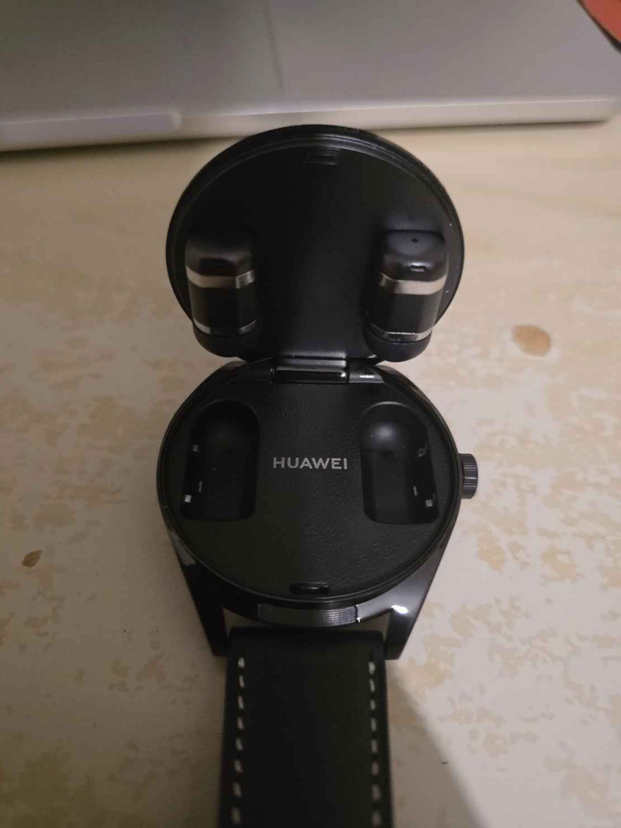 Huawei Watch Buds Неръждаема стомана 47мм с Пулсомер (Черен)
