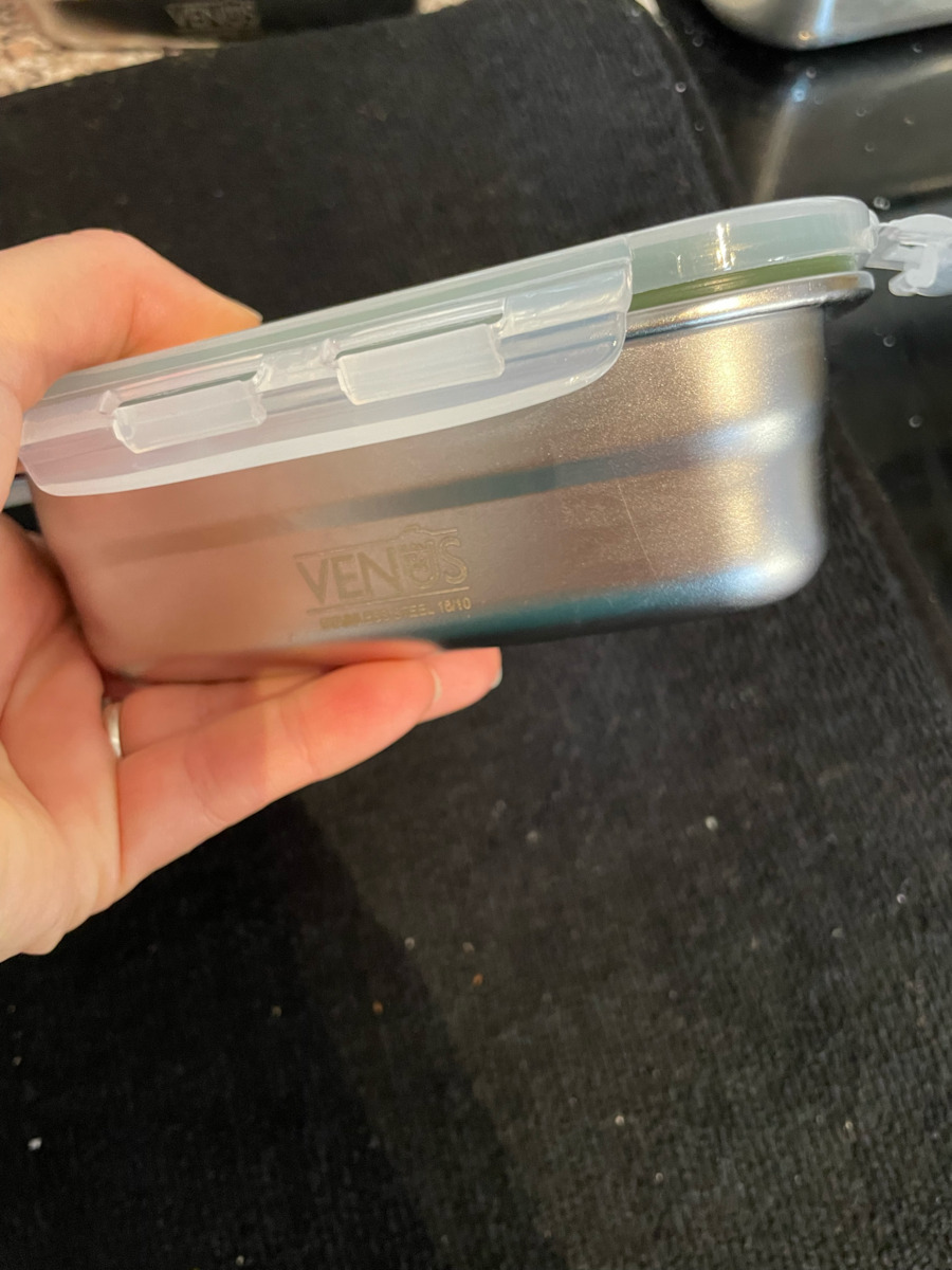 Venus Δοχείο Φαγητού Inox Ασημί 400ml