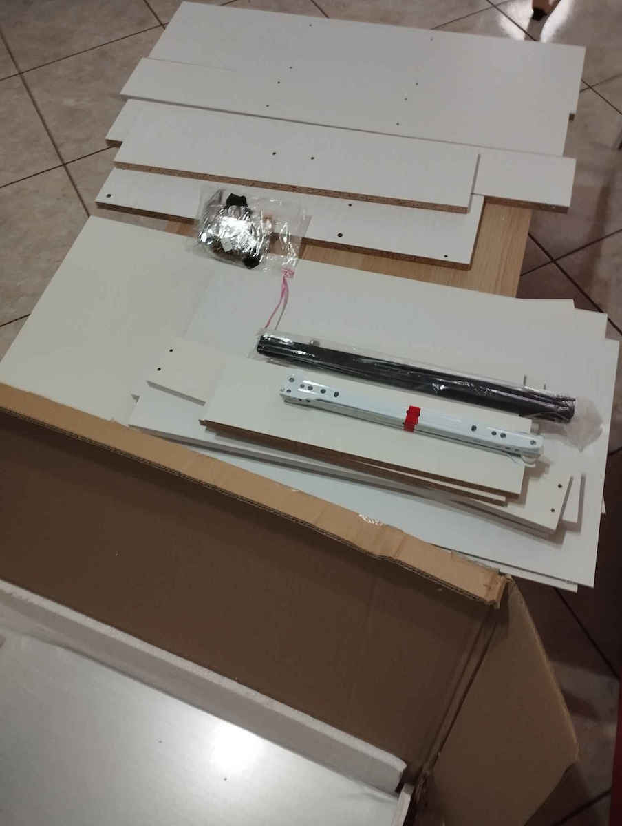 Тоалетна за грим Zelia Дървена Естествено с Огледало 60x40x151бр