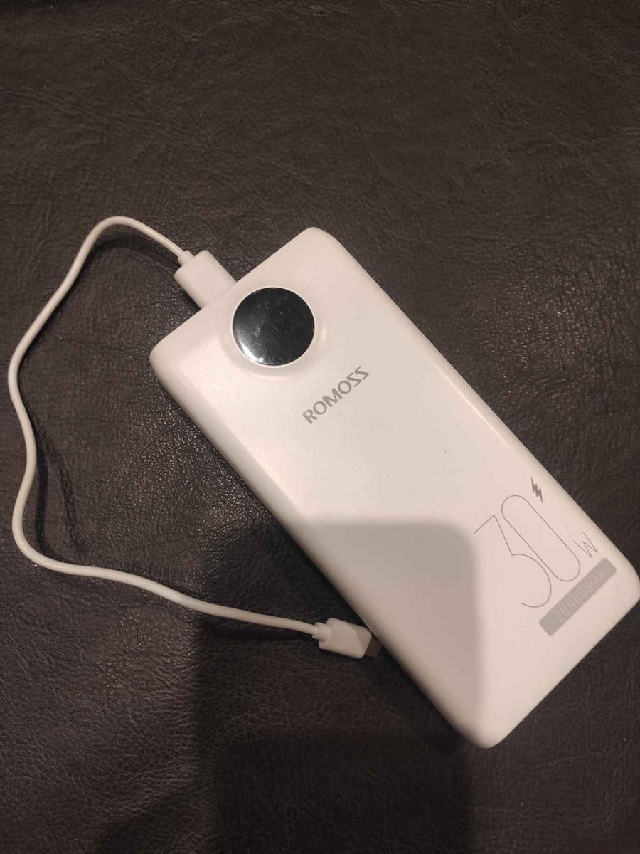 Romoss SW20S Pro Power Bank 20000mAh 30W με 2 Θύρες USB-A και Θύρα USB-C Quick Charge 4.0 Λευκό