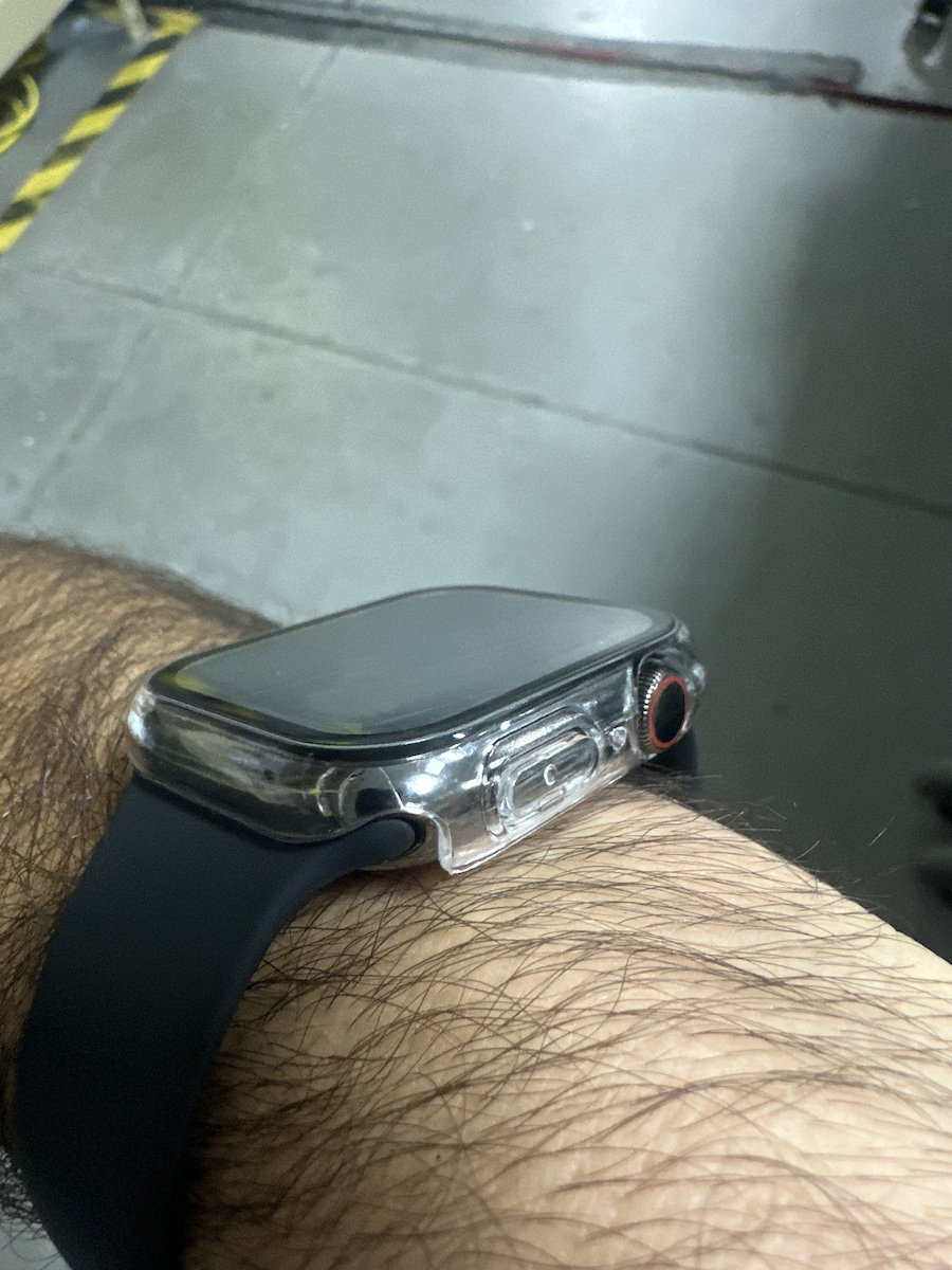 Πλαστική Θήκη σε Διάφανο χρώμα για Apple Watch - 45mm