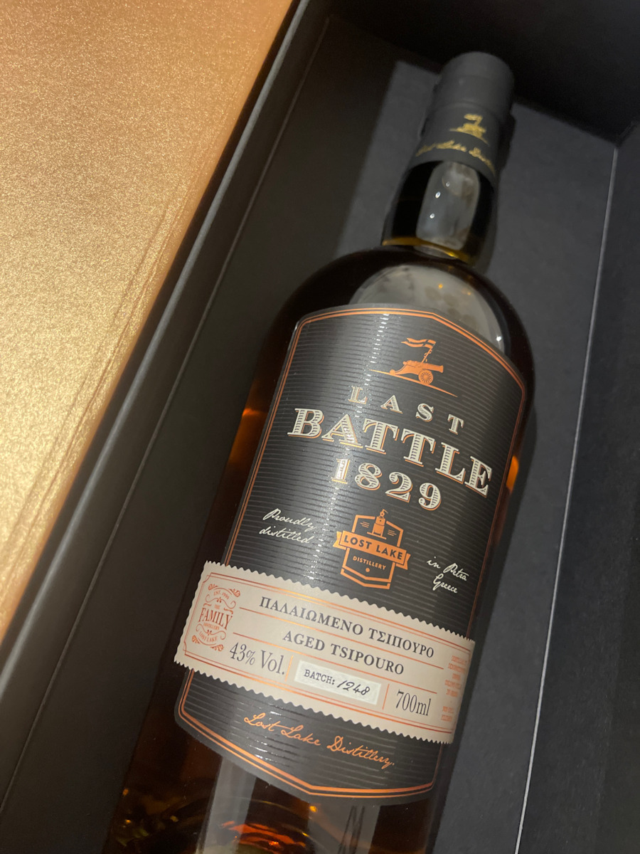 Lost Lake Last Battle 1829 Aged Tsipouro 3 Years 43% 700ml