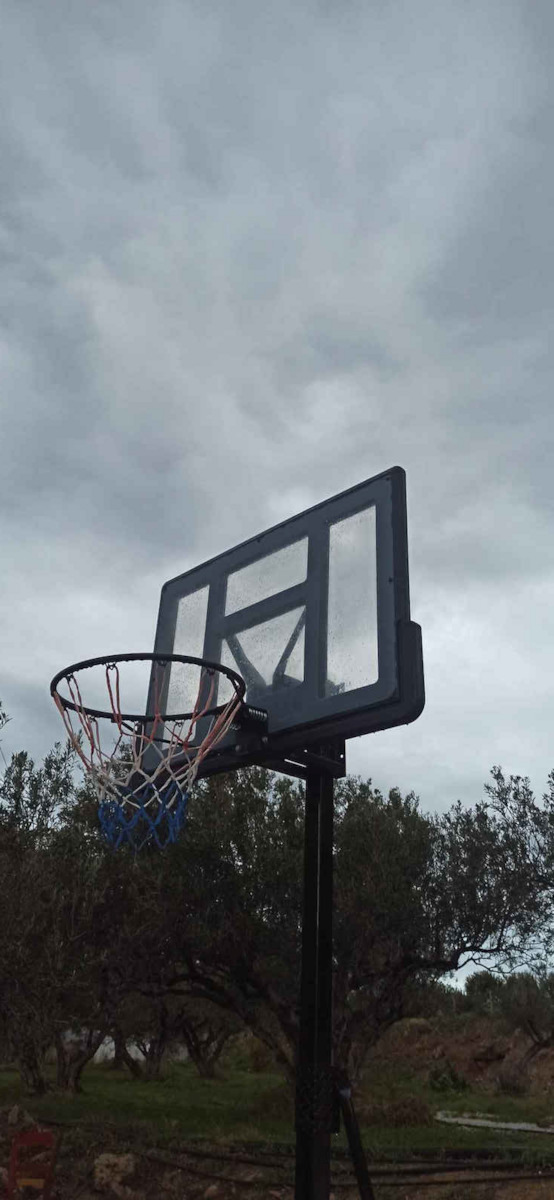 Life Sport S007 Μπασκέτα με Ταμπλό 110x75εκ. και Διχτάκι