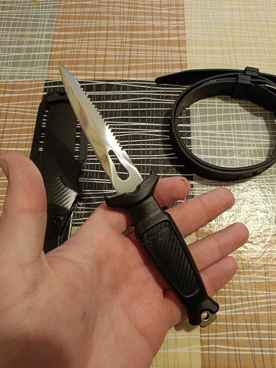 C4 Naifu Tauchmesser Tauchmesser mit 9,4 cm Klinge