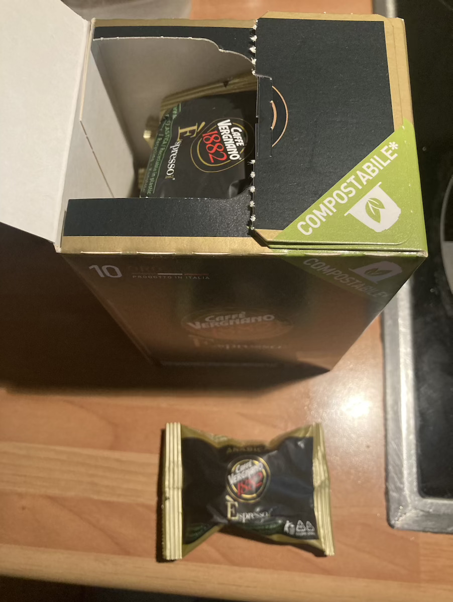 Caffe Vergnano 1882 Κάψουλες Espresso Arabica Συμβατές με Μηχανή Nespresso 10caps