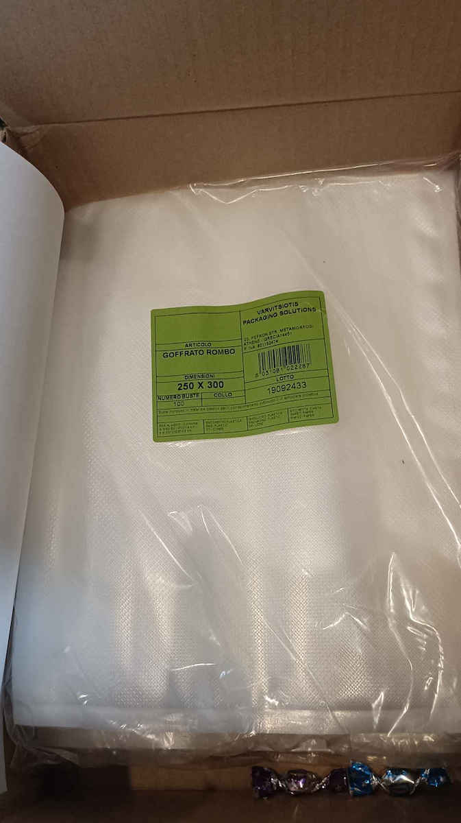 Varvitsiotis Grainy Vacuum Sealer Bag 150x250mm 100pcs