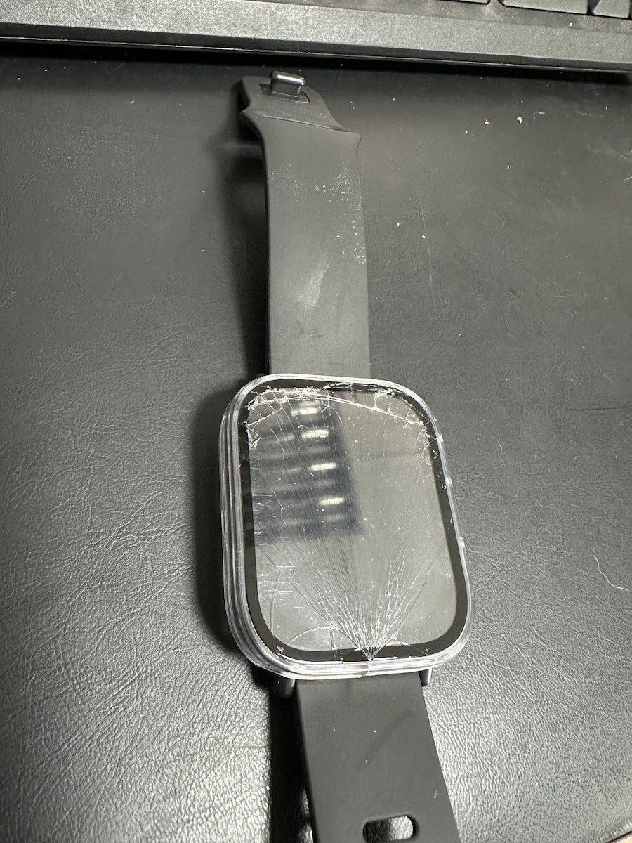 Hartschalenhülle mit integriertem gehärtetem Glas für Xiaomi Redmi Watch 5 Active Transparent