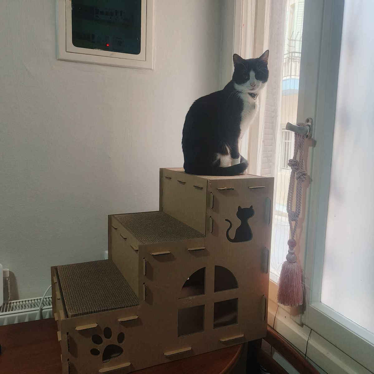 Animal Scratching Post Brown 63x42x52cm