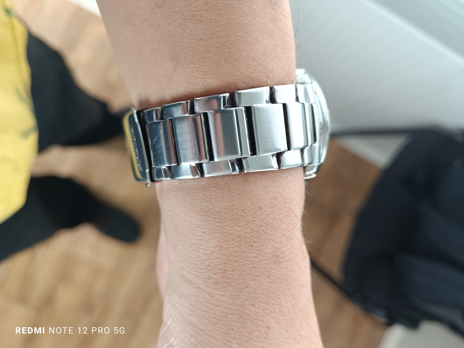 Casio Edifice Ceas Bărbați 43mm cu Baterie și Brățară Din Metal Argintie
