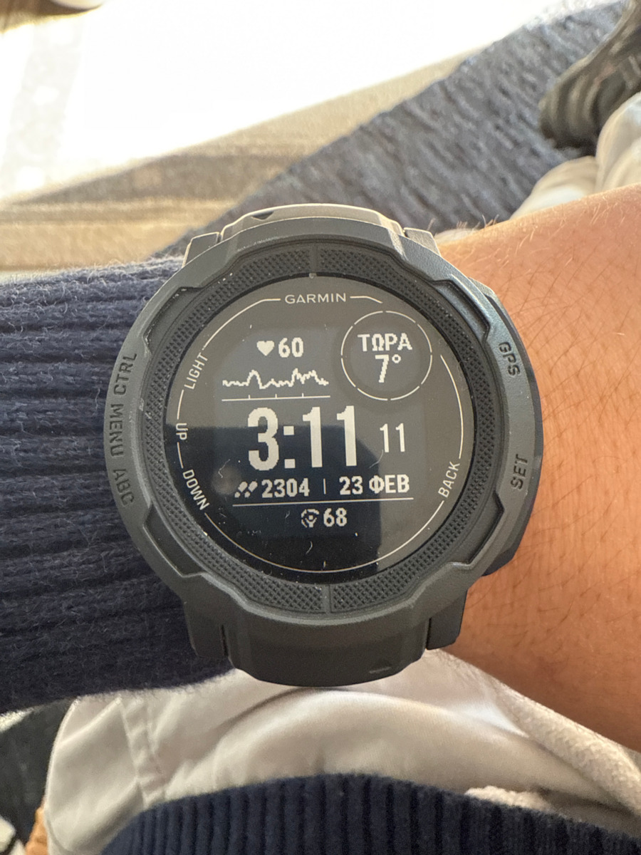 Garmin Instinct 2 45mm Αδιάβροχο Smartwatch με Παλμογράφο (Electric Lime)