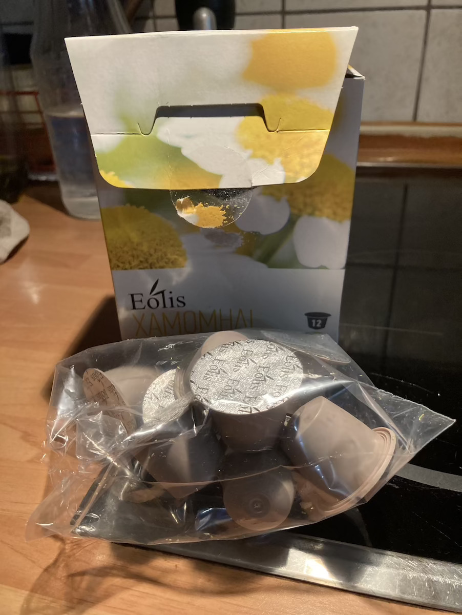 Eolis Κάψουλες Ρόφημα Βοτάνων Chamomile Συμβατές με Μηχανή Nespresso 12caps