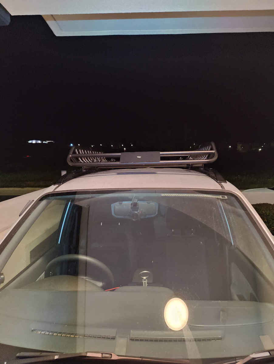 Auto Gs Metallic Car Roof Rack Universal 127x96cm Black ()