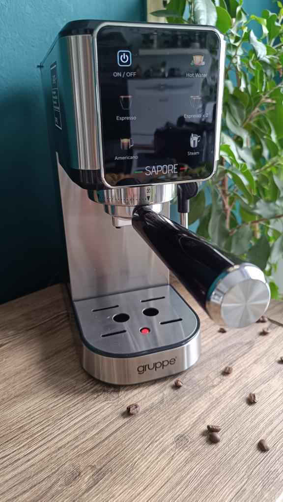 Gruppe Sapore Automatic Espresso Machine 1350W Pressure 20bar Black