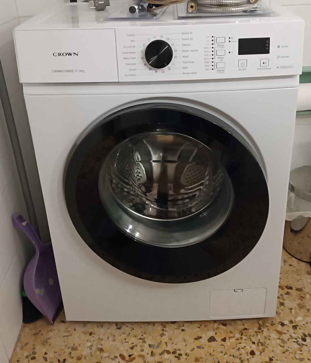 Crown Πλυντήριο Ρούχων 6kg 1000 Στροφών Delayed Start CWM6010BDE