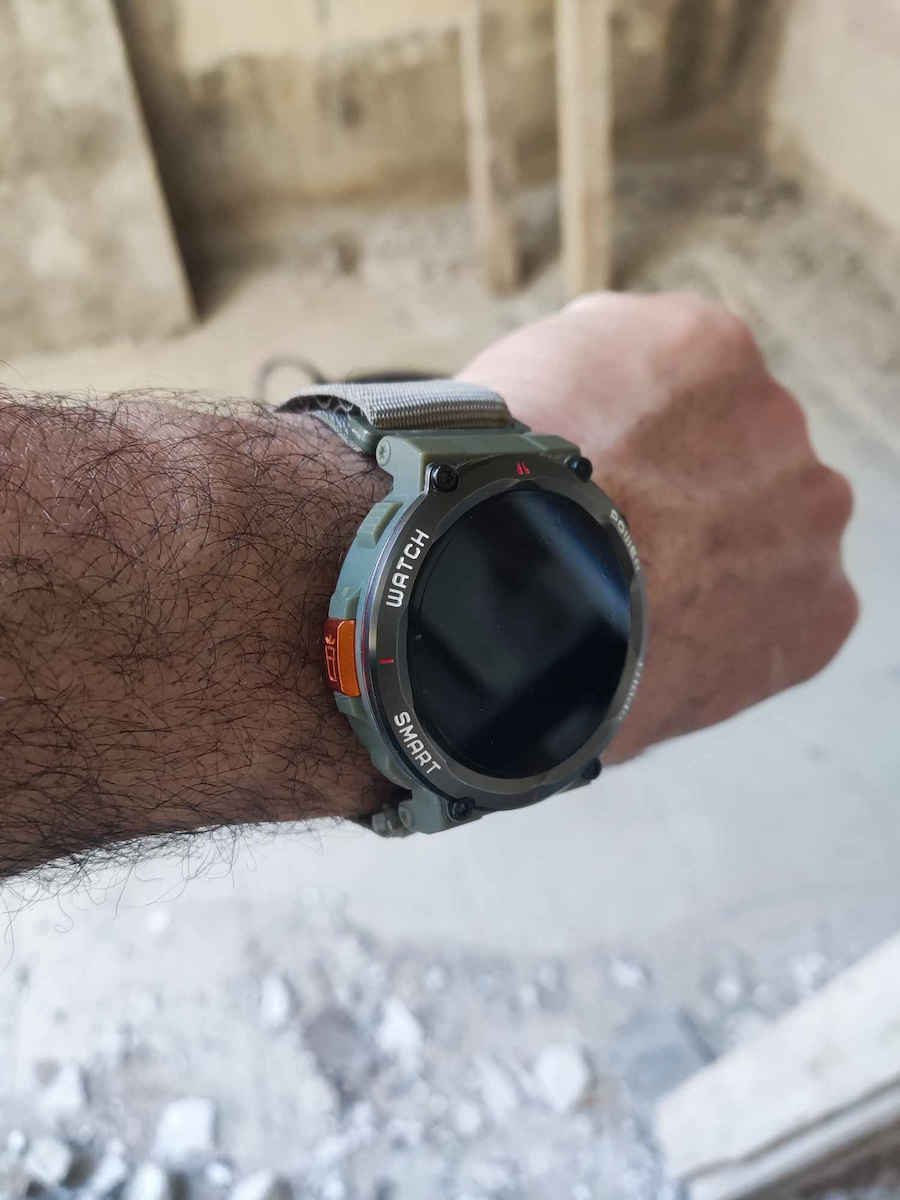BlackView W50 Pro 56mm Αδιάβροχο Smartwatch με Παλμογράφο (Μαύρο)