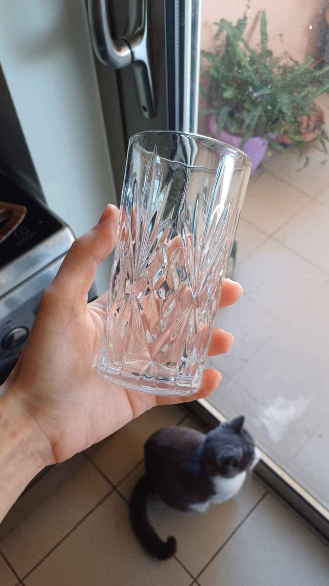 Keskor Σετ Ποτήρια Νερού από Γυαλί 250ml 6τμχ