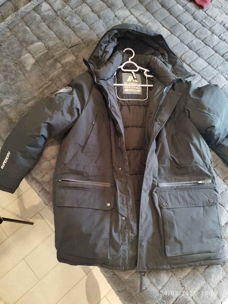 D3 Ovin City Winter Jacket Parka Khaki